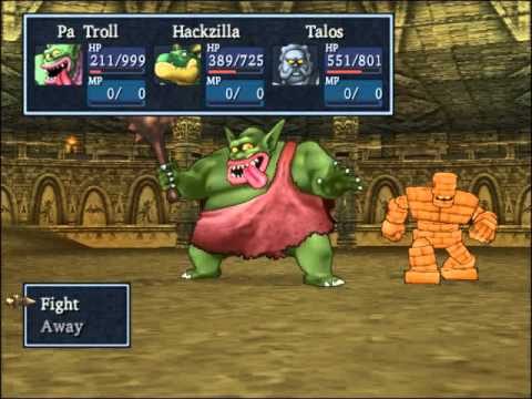 195 Dragon Quest 8 Cutscene - Monster Arena Rank B Battles