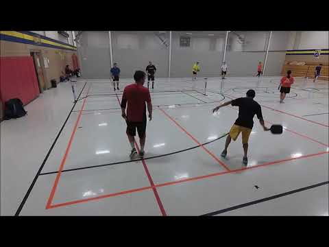 Week 6 Game 2 Winter 2017 Pickleball Ladder League