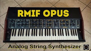 Video thumbnail for RMIF OPUS Analog String Synthesizer - Sounds & Features - Рмиф Oпус by RetroSound