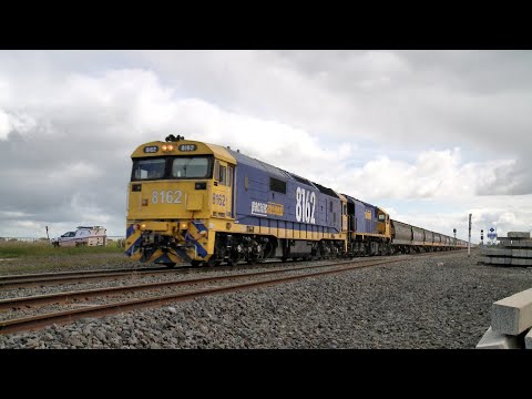 7734V Pacific National Grain Train With 8162 & XR558 (7/10/2021) - PoathTV Australian Railways