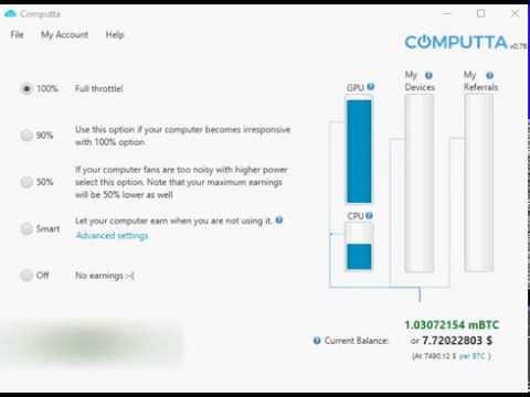 Earning Bitcoins With Computta Smart Miner App (Part 9)