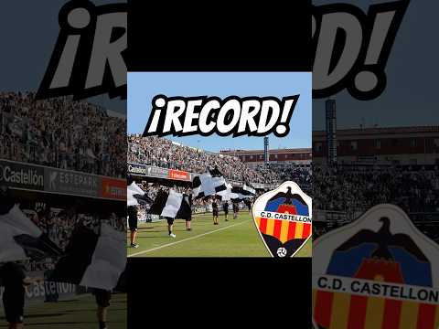 Record del CD Castellón!¡ 🤍🖤
