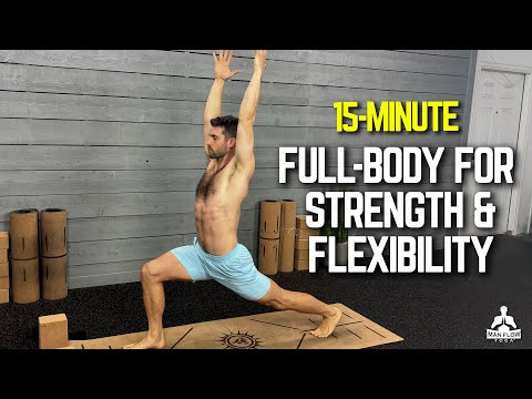 15-minute Full Body Yoga for Strength and Flexibility
