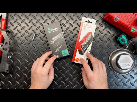 Germany vs. Japan -- Wera Bit Check vs. Vessel Ball Impact Set (30-Piece Hex Bit Showdown)
