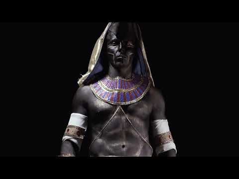 Anubis in Ancient Egyptian Clothes - #Shorts