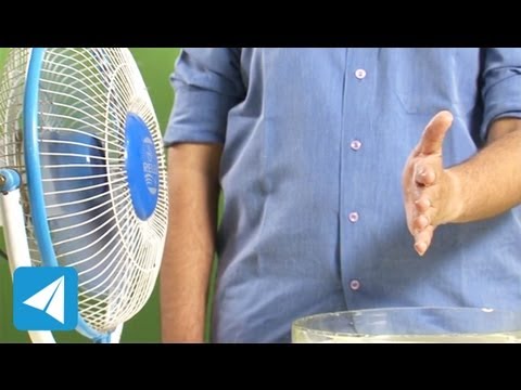 Evaporation causes cooling | Heat | Physics
