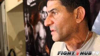 Angel Garcia " No rematch! Danny knocked him out!"