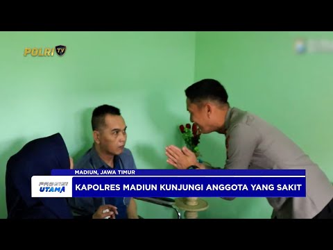 KAPOLRES MADIUN KUNJUNGI ANGGOTA YANG SAKIT WUJUD KEPEDULIAN