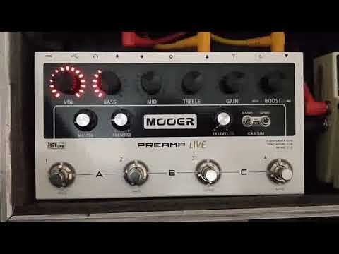 Mooer preamp live Malfunction |No output from the device |Guitar preamp |   |
