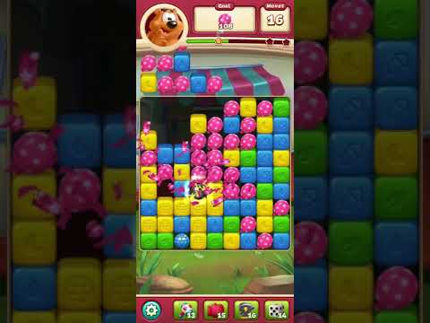 Toon Blast Level 222 🐻🐺🐱