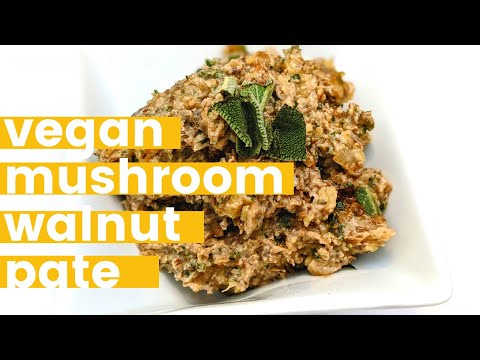 Vegan Mushroom-Walnut Pate: Perfect Wine Pairing!
