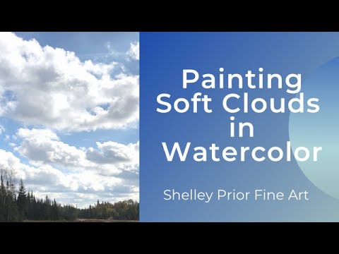 Painting Soft Clouds in Watercolor