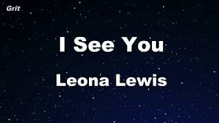 Karaoke♬ I See You - Leona Lewis 【No Guide Melody】 Instrumental