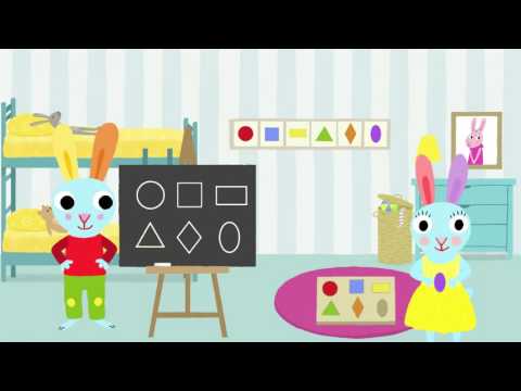 Apprendre les formes : rond, carré, triangle, rectangle, losange et ovale