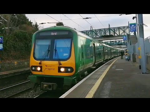 Irish Rail Commuter CAF IE29000 Train (29112) to Bray - Salthill And Monkstown Station, Co. Dublin