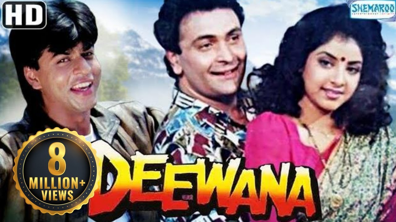 Deewana (HD)- Hindi Full Movie in 15mins - Shah Rukh Khan - Rishi Kapoor - Divya Bharti