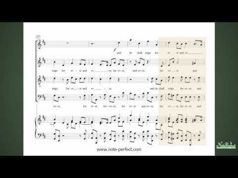 Hallelujah (Accompaniment) - Messiah G F Handel - With Instrumental Assistance for the Choir