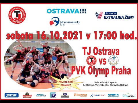 TJ Ostrava - PVK Olymp Praha  Extraliga ženy, 7 kolo, 16.10.2021  17:00 hod