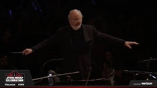 JOHN WILLIAMS musical tribute to Carrie Fisher at Star Wars Celebration 2017