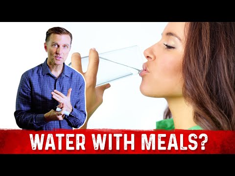 Should You Drink Water With Your Meal or Not? – Dr.Berg