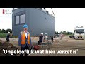 Eerste tijdelijke woningen voor opvang Oekraïners komen aan in Oudewater | RTV Utrecht