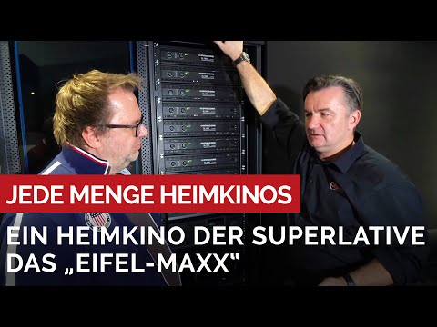 The Eifel-MAXX home theater is truly MAXX. Our team once again designed and built it.