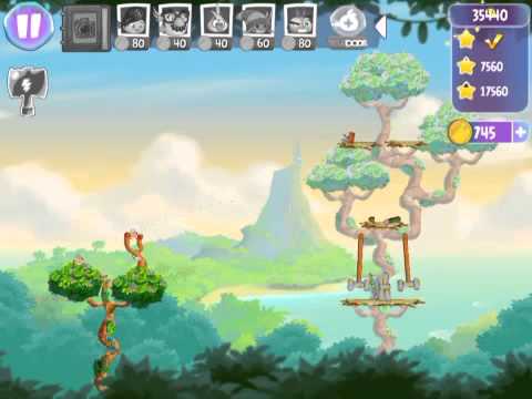 Angry Birds Stella Branch Out Level 54 3 Star Walkthrough World Episode 1 Gameplay