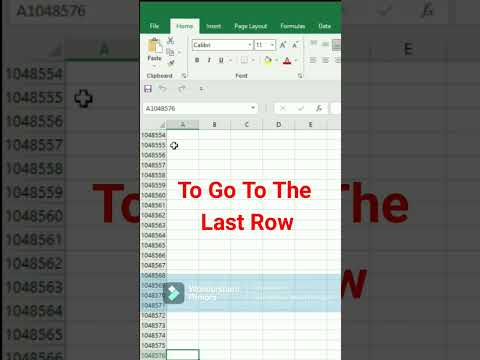How to check the Number of rows and columns in excel
