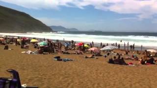 preview picture of video 'Playa La Salvaje en Sopelana (Bizkaia) Euzkadi, descanso Residencia Artística República del ARTE'