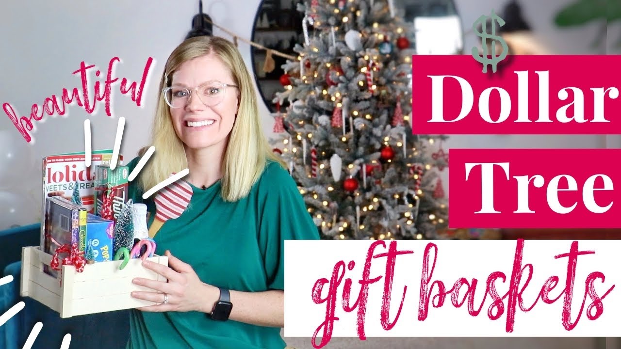 $1 Dollar Tree GIFT Ideas | *NEW* last minute Christmas Gift Baskets for 2022 | unique amazing gifts