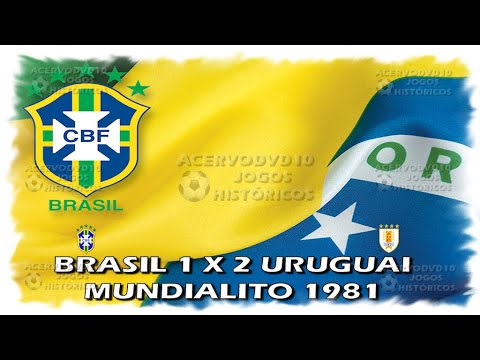 Uruguai x Brasil - Mundialito 1981 "Há 44 Anos"