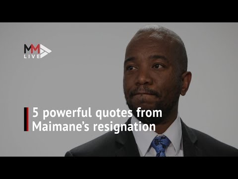 'Trials and tribulations' Five quotes from Mmusi Maimane’s resignation speech