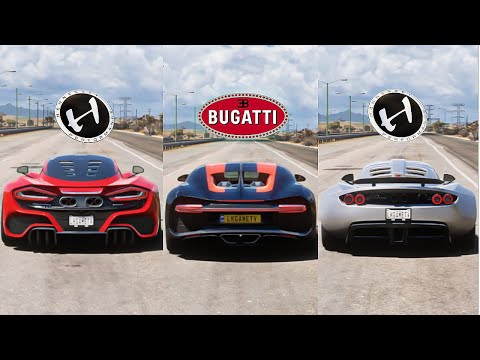 FH5 DRAG RACE - Venom F5 V Chiron Vs Venom GT