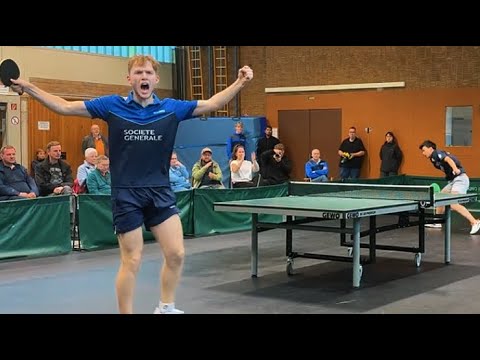 2.Bundesliga Tischtennis auf HÖCHSTEM NIVEAU 😯🔥 | W.Verdonschot : H.Yang