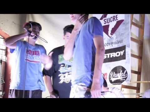 Sucre "La Batalla Que Nos Une" Gran final - 8vos - Batallon - Naim y Kronico Vs Alba y  Ecka