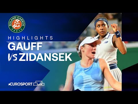 Coco Gauff vs Tamara Zidanšek | Round 2 | Extended French Open 2024 Highlights 🇫🇷
