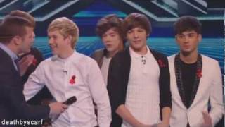 One Direction ~ X Factor Week 9 ~ Chasing Cars (HD)