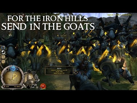 BFME2: Edain 4.3 Beta - NEW Iron Hills Hero! SEND IN THE GOATS!! *goat noises*