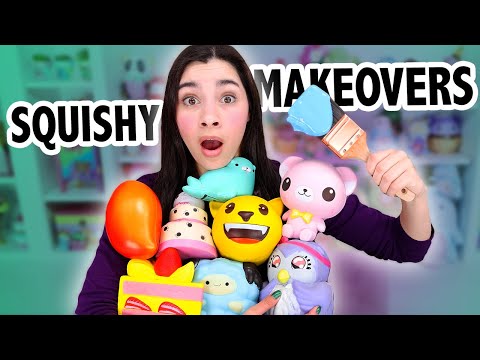 How Many Squishies Can I Paint in ONE Day?! #3