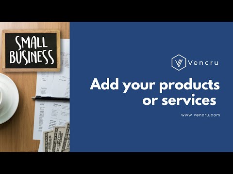 3.1: How to add your products and services to your inventory software