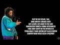 J. Cole - a m a r i (Lyrics)