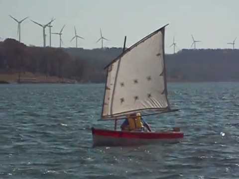 Homebuilt sailboats at play
