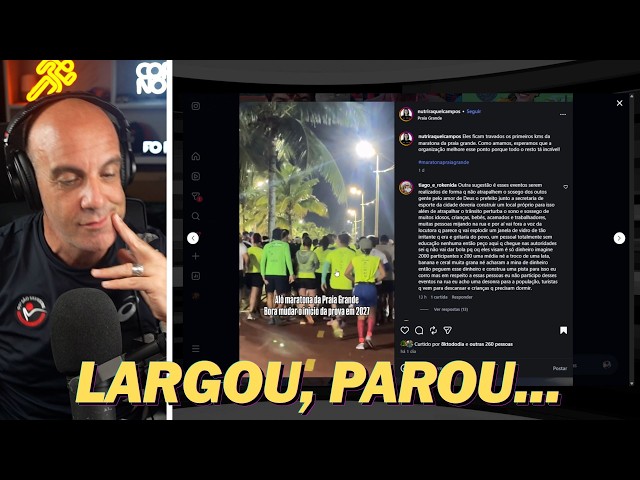 MARATONA DE PRAIA GRANDE: Crescimento e PROBLEMAS na prova