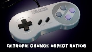 RETROPIE CHANGE ASPECT RATIO FOR GAMES