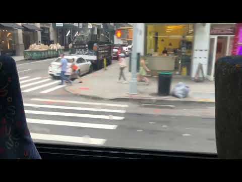 Boarding & Leaving BxM4C Bus #804 From Madison Av & 26 St to Central Park Av & McLean Av 7/25/25 