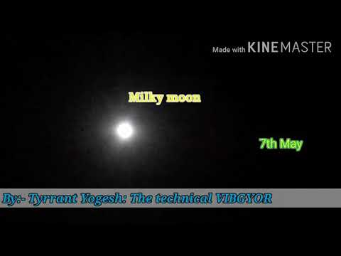 Today's night sky | Moon || by:- Tyrrant Yogesh : The technical VIBGYOR