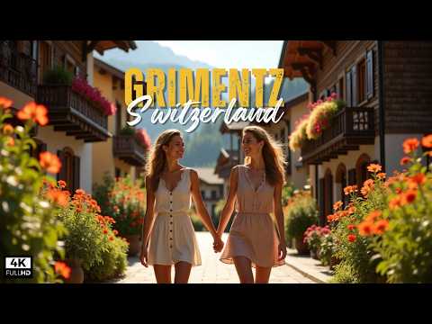 Grimentz, Wander in Wonder: Exploring on Foot, Switzerland 4k
