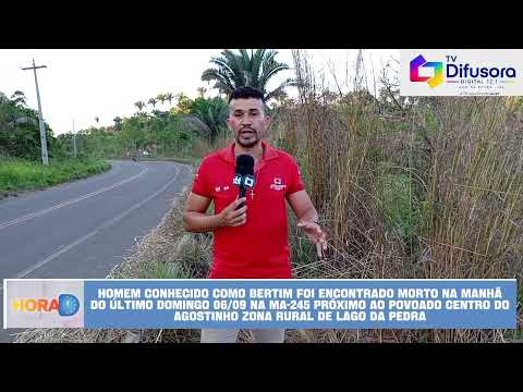 MISTÉRIO NA MA-245 | HOMEM É ENCONTRADO MORTO NA ZONA RURAL DE LAGO DA PEDRA.