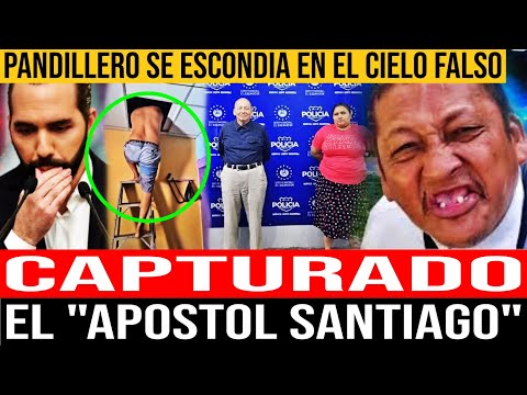CAPTURAN AL "APOSTOL SANTIAGO" ZUNIGA Y A UN P4ND1LL3R0 QUE SE ESCONDIA EN EL CIELO FALSO DE SU CASA