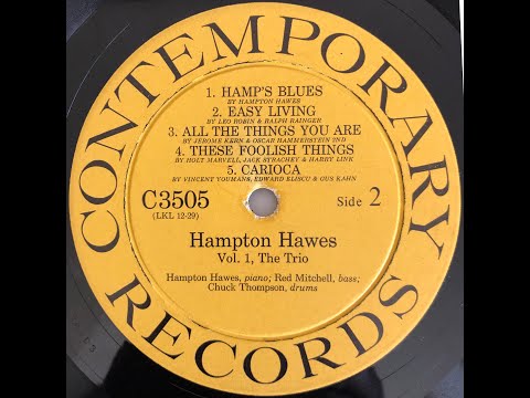 Hampton Hawes Trio Vol.1